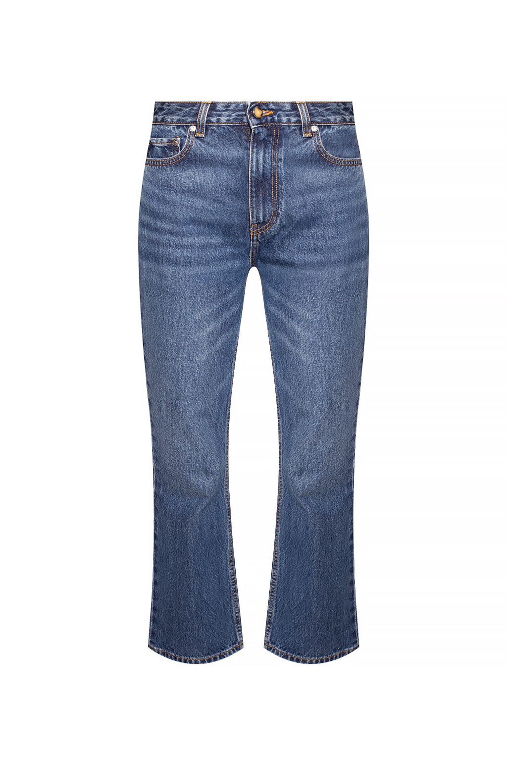 GANNI ロコ刺繍レスアッフスニカ S26144930 099 SchaferandweinerShops Tonga - Jeans with logo Ganni - rose
